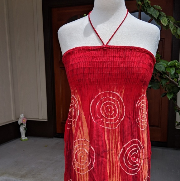 *5 For $25* Fringy Tie-Dyed Dress - Picture 4 of 5